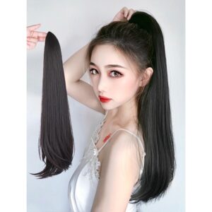 แฮร์พีช แบบติดกิ๊ฟ ทรงหางม้าทรงตรงธรรมชาติ