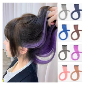 แฮร์พีชช่อผมไฮไลท์ ไซส์ใหญ่ 8 สี ขายราคาส่ง 50 ช่อ คละสี