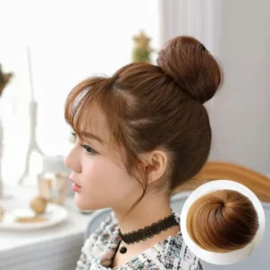 แฮร์พีชทรงดังโงะซาลาเปา สไตล์เกาหลีแบบมีสายรูด